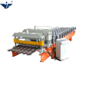 YUFA colour metal deck roof sheet glazed tile roll forming machine hot sale